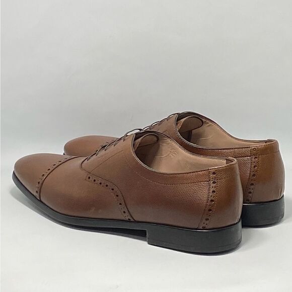 Salvatore Ferragamo Riley Leather Oxfords size 10E - Picture 8 of 12